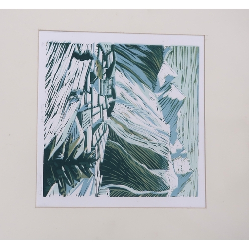 706 - E. WATANABE'COTE D'AZURWatercolour, signed lower left, 24 x 32cmTogether with a screen print titled ... 