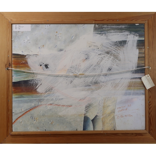 952 - † ROB MILLIKEN (BRITISH B.1948) CAUGHT BY SURPRISE Mixed media, signed lower right, dated 1999, 59 x... 