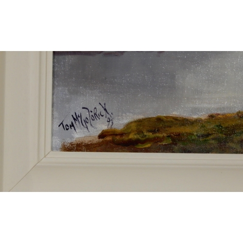 959 - TOM MCGOLDRICK (IRISH b.1930) LOUGHANURE, DONEGAL Oil on canvas, signed lower left, dated ... 