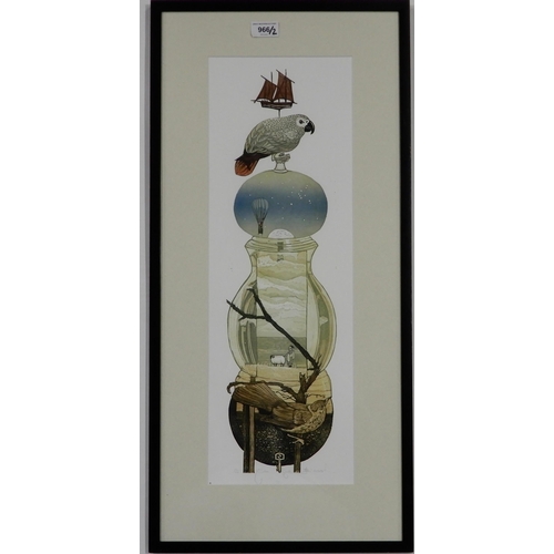 966 - BARBARA ROBERTSON (SCOTTISH 1946-2018) SEA SALT Lithograph, signed lower right, dated 2010... 