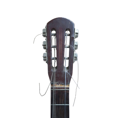 619 - An Italian made 1960's Eko P.2 Acoustic guitar, serial. 94920, 97cm across, with hardcase