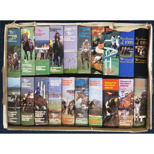 464 - An extensive collection of Timeform horseracing yearbooks, comprising Chasers & Hurdlers and Rac... 