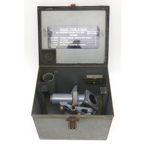 478 - A military No. 4C mine detector, housed in a reinforced crate, with an accompanying log book recordi... 