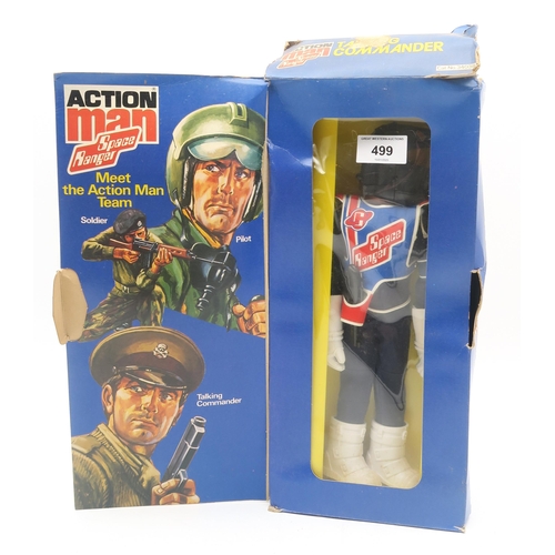 499 - A boxed Palitoy Action Man Talking Space Ranger Commander, with head detached