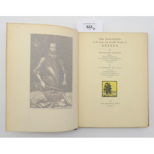 522 - Raleigh (Sir Walter) The History of the World London, Printed for Sam Cartwright, 1652, leatherbound... 