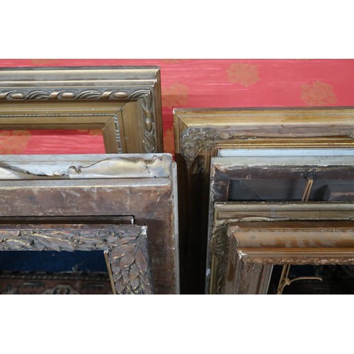 102 - Eight decorative picture frames (37cm x 52cm to 54.5cm x 67cm) (8)