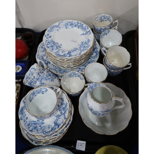 250 - A Royal Worcester Japan style cup and saucer with crescent mark, other cups and saucers, Newhall Tre... 