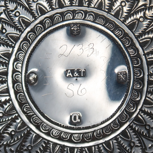 2350 - A VICTORIAN ZODIAC PATTERN SCOTTISH SILVER TEA SERVICEby Aird & Thomson, Glasgow, the teapot 188... 