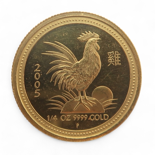 433 - Elizabeth II (1952-2022) 25 Dollars Year Of The Rooster 2005Obverse4th portrait of Queen Elizabeth I... 