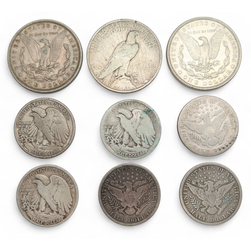 455 - United States Federal republic (1776-date)A lot comprising Morgan Dollars various dates together wit... 