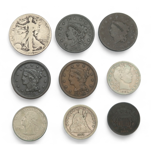 455 - United States Federal republic (1776-date)A lot comprising Morgan Dollars various dates together wit... 