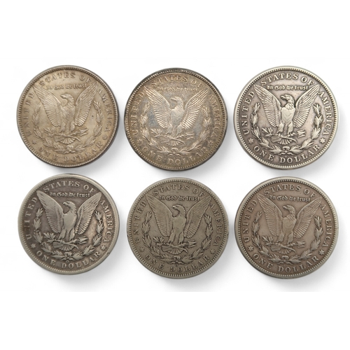 455 - United States Federal republic (1776-date)A lot comprising Morgan Dollars various dates together wit... 