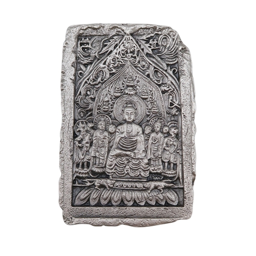 371 - Buddhist stele of Amitabha in high relief 500 grams