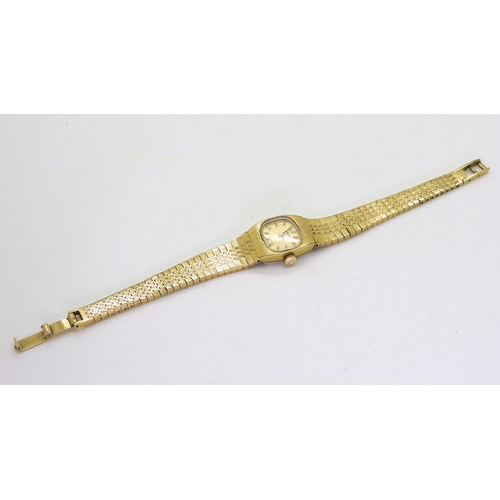 771 - A gold plated Ladies Tissot watch 