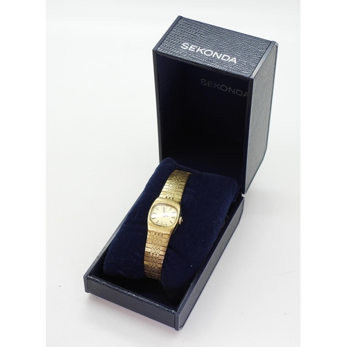 771 - A gold plated Ladies Tissot watch 