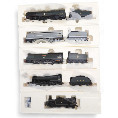 531 - Hornby 00-gauge R2316 BR 4-6-2 Battle of Britain Class '73 Squadron', R2153A GWR 2-8-0 Class 2800 '2... 