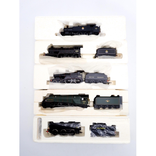 536 - Hornby 00-gauge R2343 SR 0-6-0 Class Q1 'C8', R2340 BR 4-6-2 Class A4 'Golden Plover' R2183B BR 4-4-... 