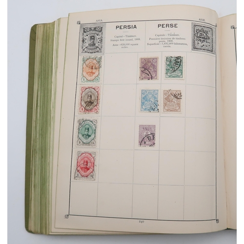 659 - A Triumph Stamp Album, part filled, to include Belgium, Ceylon, Egypt, Germany, French Post Offices ... 