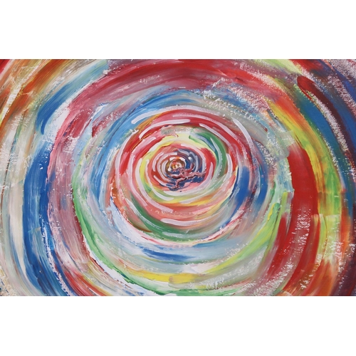 958 - ZOLTAN (BRITISH CONTEMPORARY)  SPIRAL Oil on canvas, signed lower right, 100 x 150cm&... 