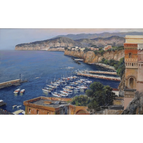 992 - ANTONIO SANNINO (ITALIAN b.1956) SORRENTO Oil on canvas, signed lower right, 50 x 68cm Together with... 