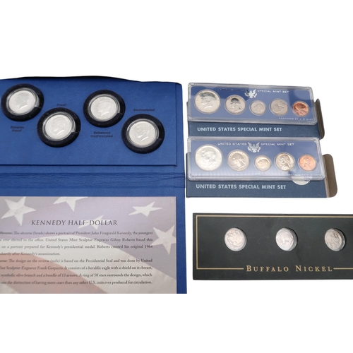 327 - United States (1776-date) A lot comprising The 50th Anniversary Kennedy Half-Dollar Silver Coin Coll... 