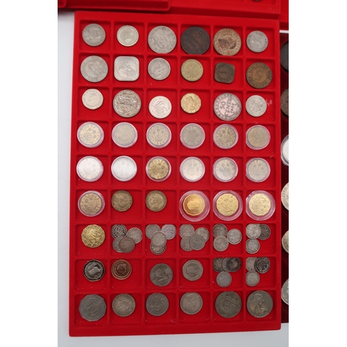 331 - A world wide coin collection to include Victoria crowns etc