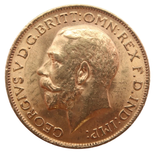 468 - George V (1910-1936) 1 Sovereign 1913Obverse bust of King George V facing left legend around&nb... 