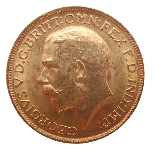 474 - GEORGE V (1910-1936) 1 Sovereign 1914Obverse bust of King George V facing left legend around&nb... 