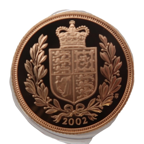 490E - ELIZABETH II (1952-2022)1 Sovereign - Elizabeth Golden Jubilee Commemorative Issue 2002Obverse ... 