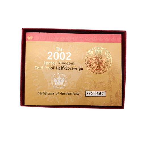 490E - ELIZABETH II (1952-2022)1 Sovereign - Elizabeth Golden Jubilee Commemorative Issue 2002Obverse ... 