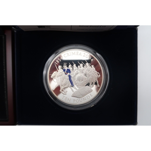 492A - Elizabeth II (1952-2022) commemorative silver coins, cased with COA to include The Battle Of Ba... 