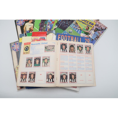 614 - Football sticker albums, including Panini World Cup 78, Football 78, Football 79, Football 87, Footb... 