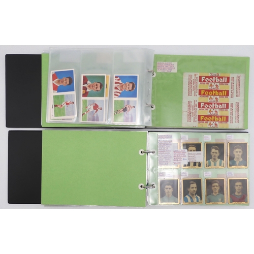 600 - Four albums of football cigarette/collectors' cards, comprising Gallagher Ltd.'s Footballers in Acti... 