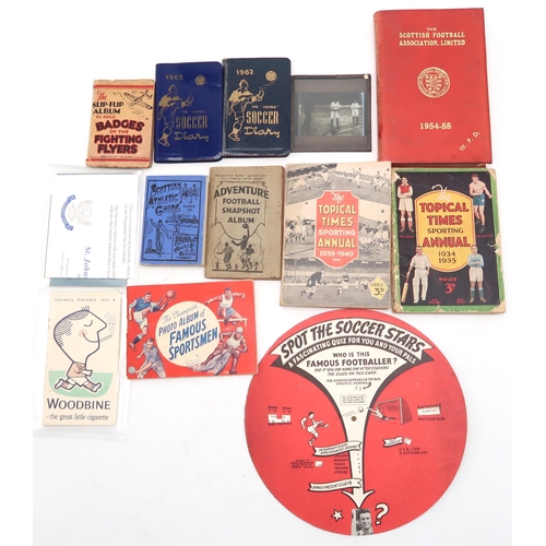 616 - Sporting ephemera, to include a Summer 1908 Scottish Athletic Guide, various 1930s/40s football guid... 