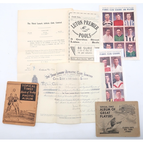 616 - Sporting ephemera, to include a Summer 1908 Scottish Athletic Guide, various 1930s/40s football guid... 