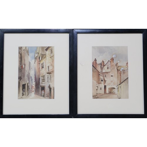 941A - A COLLECTION OF ARTWORKS To include two watercolours by John Blair, a watercolour by J.W Grieg, an e... 