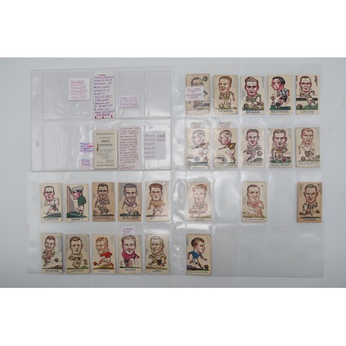 584 - A large quantity of sporting cigarette/collectors' cards, including Topical Time Panel Portraits, th... 