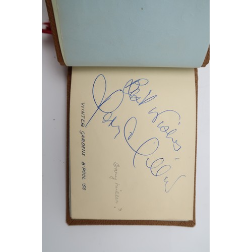 591 - AUTOGRAPHSA tartan bound autograph books containing signatures of early-1930s Scottish footballers, ... 