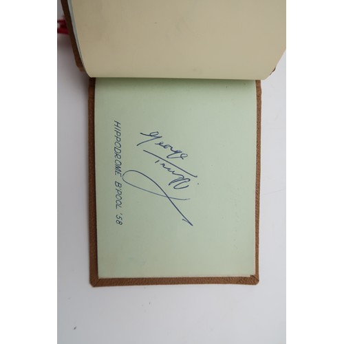 591 - AUTOGRAPHSA tartan bound autograph books containing signatures of early-1930s Scottish footballers, ... 