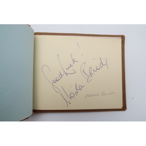 591 - AUTOGRAPHSA tartan bound autograph books containing signatures of early-1930s Scottish footballers, ... 