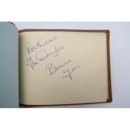 591 - AUTOGRAPHSA tartan bound autograph books containing signatures of early-1930s Scottish footballers, ... 