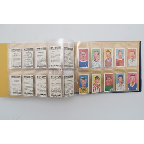 597 - A collection of 1960s and later football collectors cards and related ephemera, to include the Famou... 