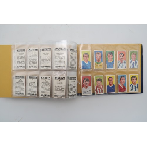 597 - A collection of 1960s and later football collectors cards and related ephemera, to include the Famou... 