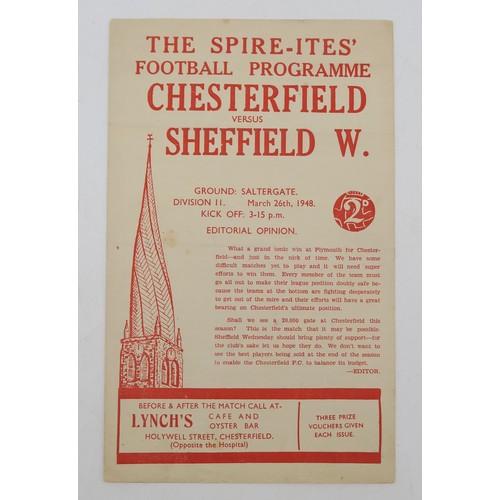 595 - Historic sporting ephemera, comprising a 1914 Nottingham Forest F.C. 