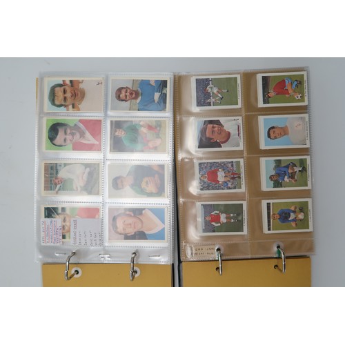 597 - A collection of 1960s and later football collectors cards and related ephemera, to include the Famou... 