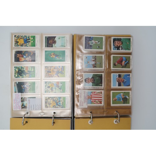 597 - A collection of 1960s and later football collectors cards and related ephemera, to include the Famou... 