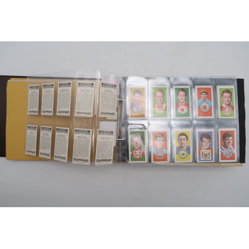 597 - A collection of 1960s and later football collectors cards and related ephemera, to include the Famou... 