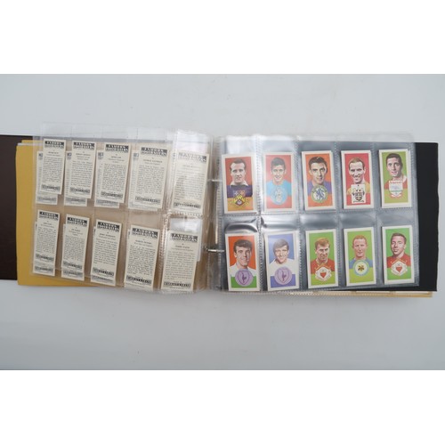 597 - A collection of 1960s and later football collectors cards and related ephemera, to include the Famou... 