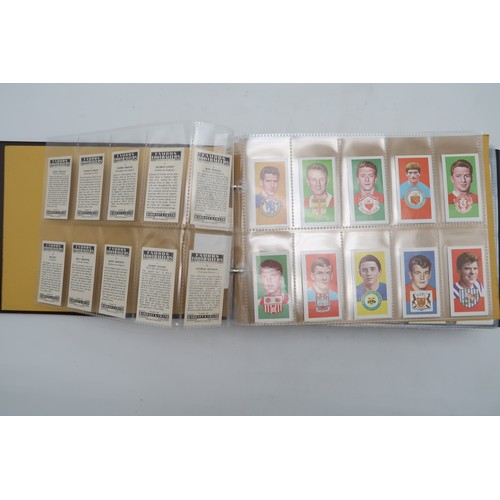 597 - A collection of 1960s and later football collectors cards and related ephemera, to include the Famou... 