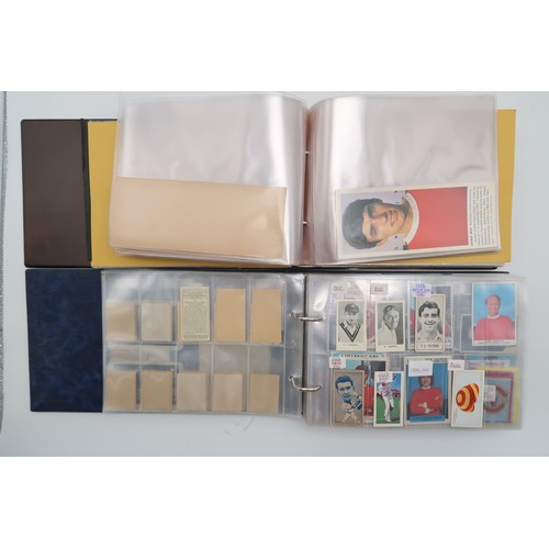 597 - A collection of 1960s and later football collectors cards and related ephemera, to include the Famou... 